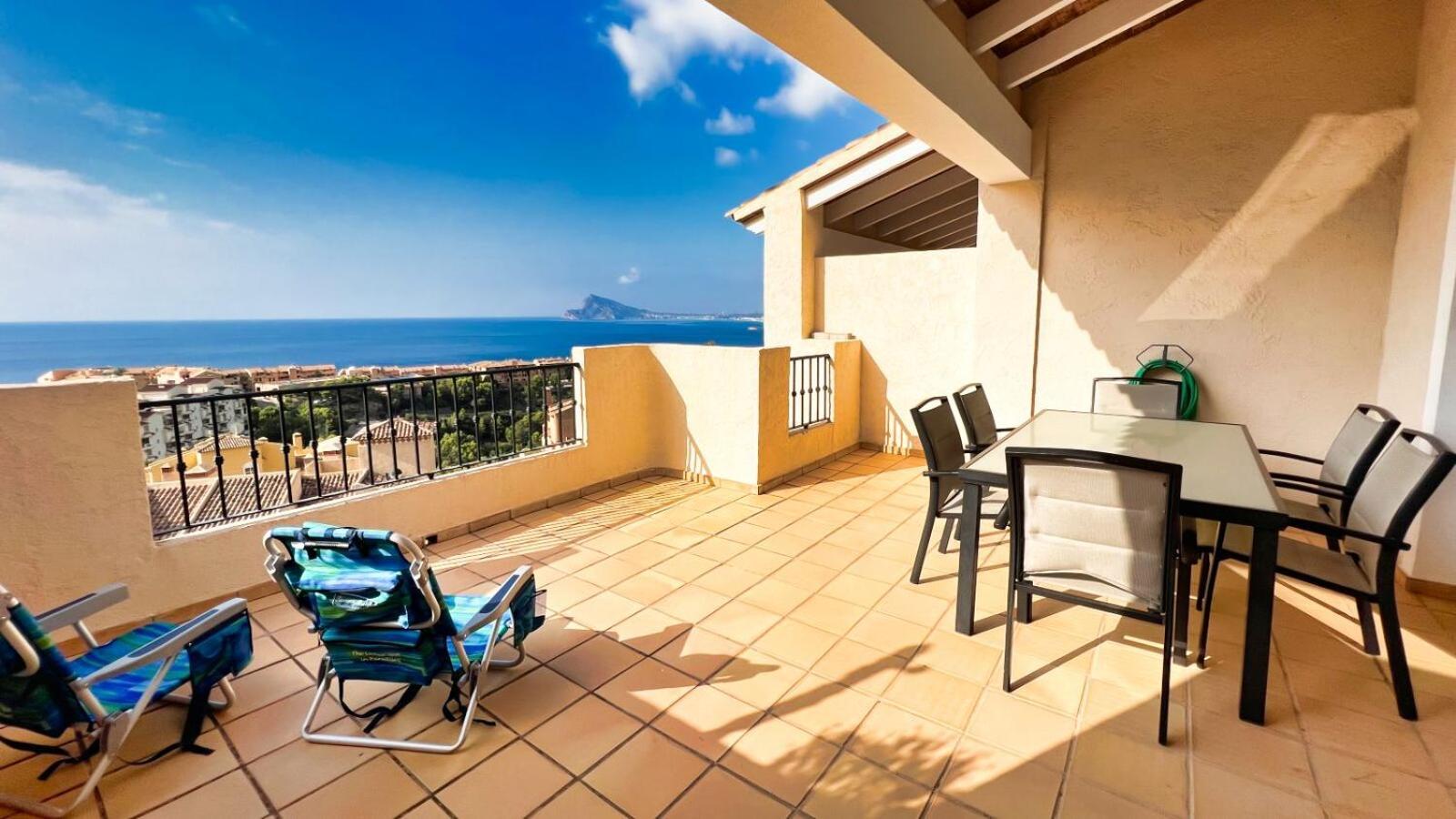 Charming Townhouse With Sea Views & Pool In Altea Βίλα Κάλπε Εξωτερικό φωτογραφία